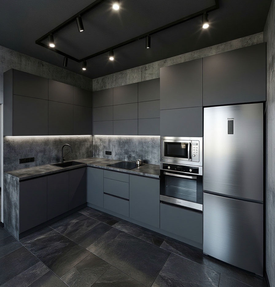 Фото готовой кухни
